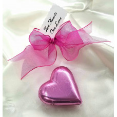 Chocolate Heart / hand-foiled